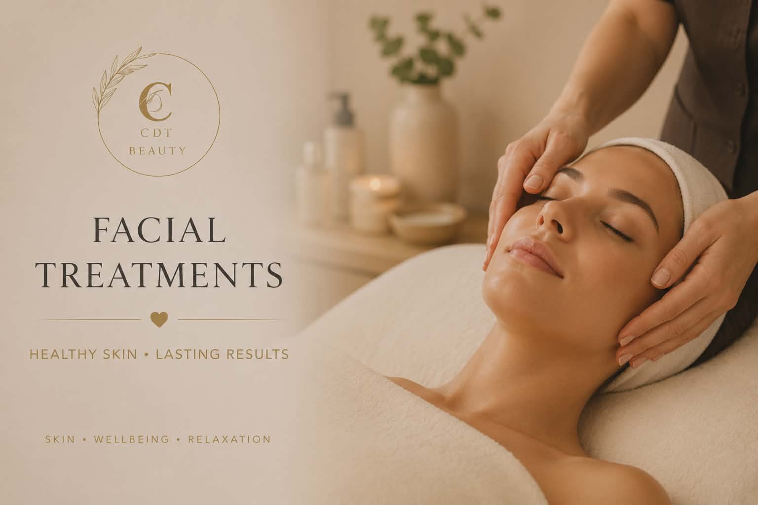 Facial treatment appointment at CDT Beauty in Morecambe